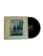 Disco vinyl firmado o autografiado por integrantes de la banda Pink Floyd David Gilmour, Roger Waters y Nick Mason. Álbum "Whish You Were Here"