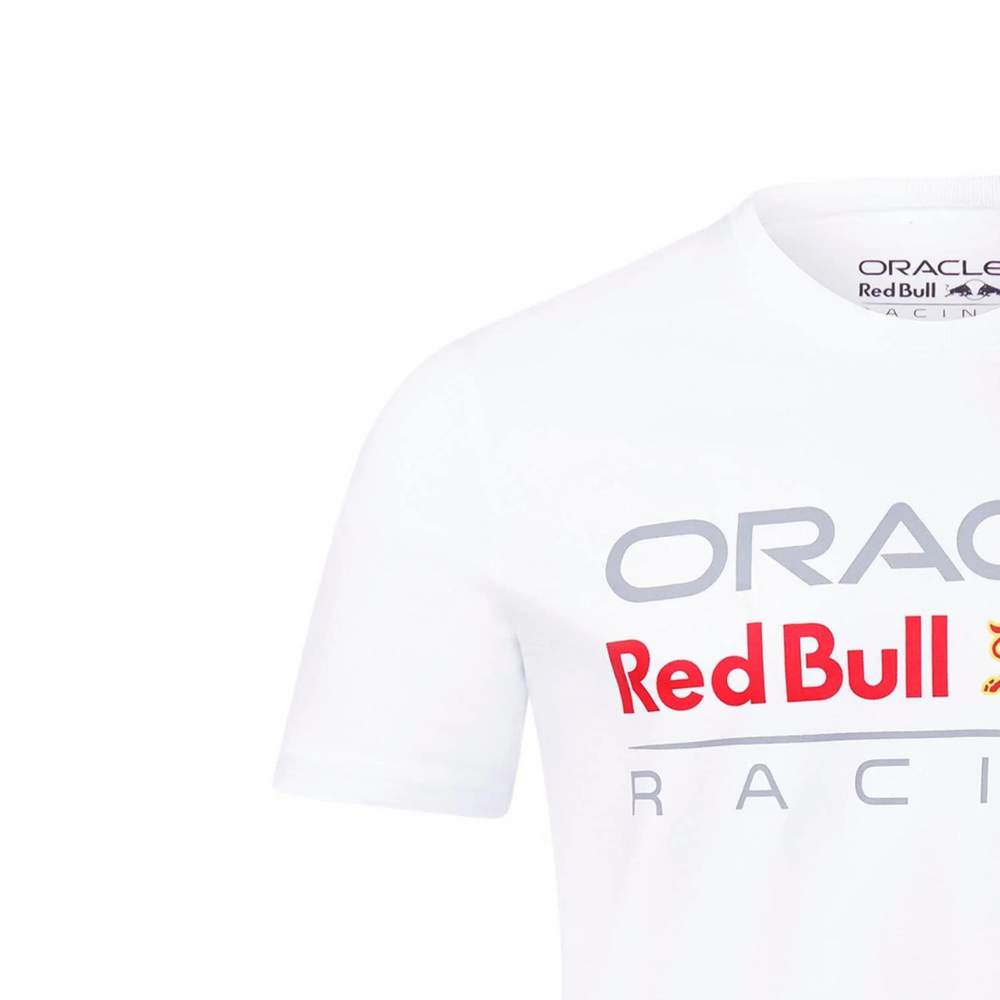 Red Bull Racing Playera Blanca Logo