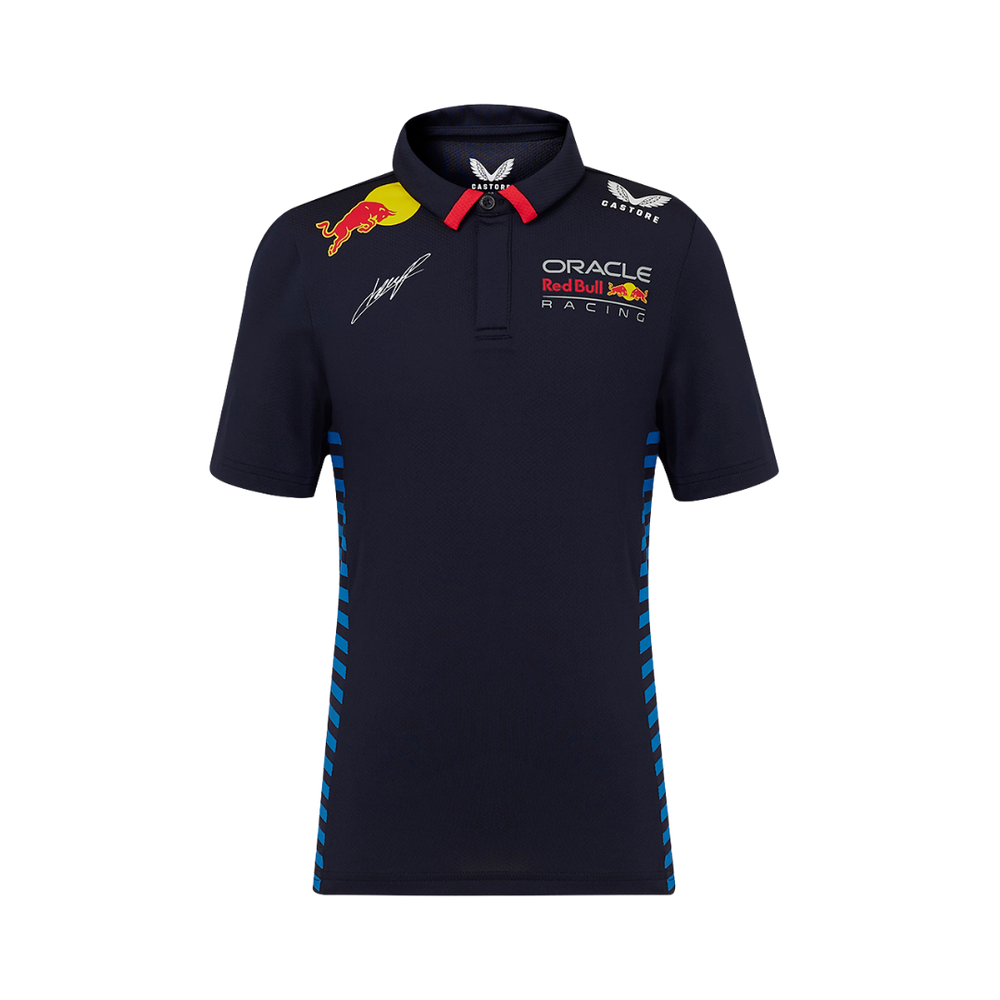 Red Bull Racing Infantil Camiseta Polo Checo Pérez Oficial 2024