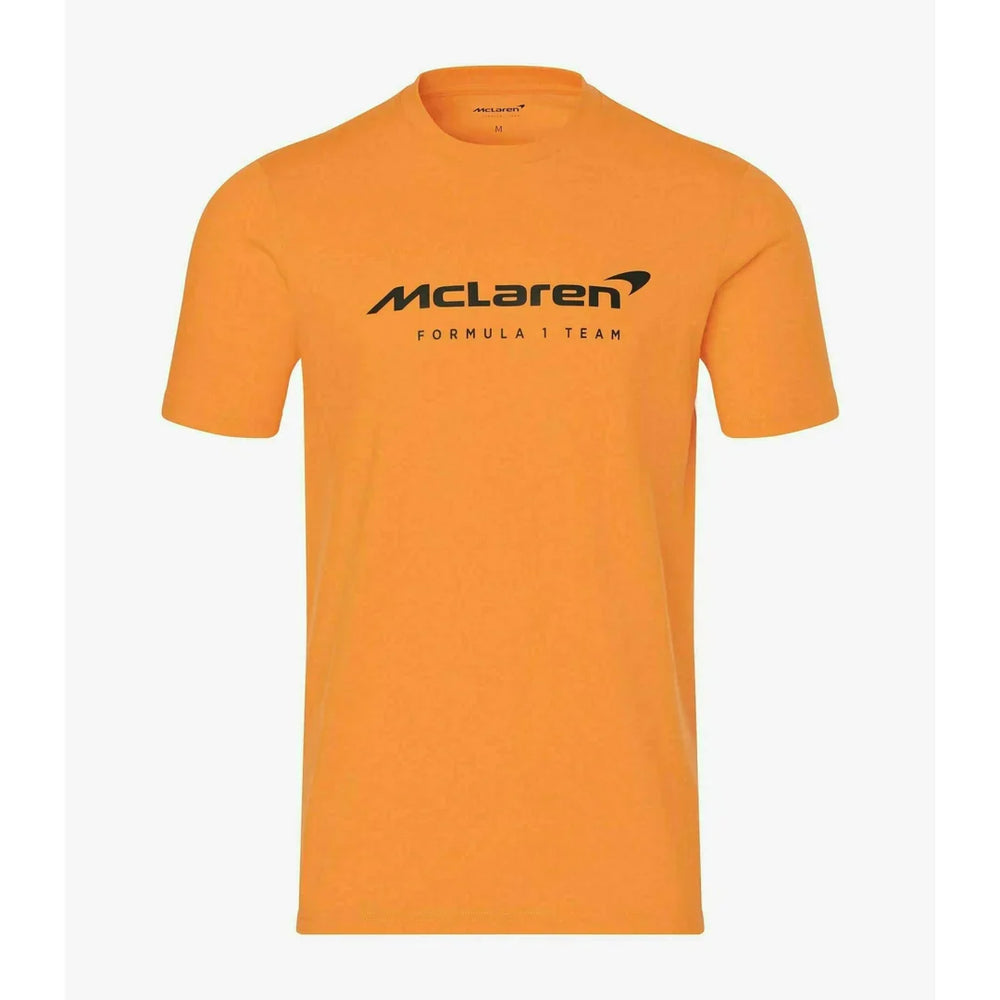 McLaren Playera Naranja Logo