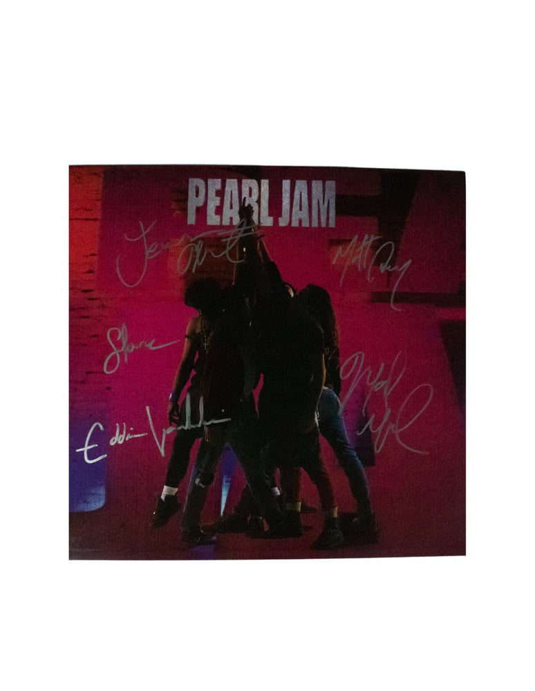 Disco vinyl firmado o autografiado por la banda Pearl Jam álbum Ten –  Ticketmaster Shop
