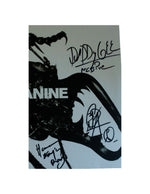 Disco vinyl firmado o autografiado por la banda  Massive Attack álbum "Mezzanine"