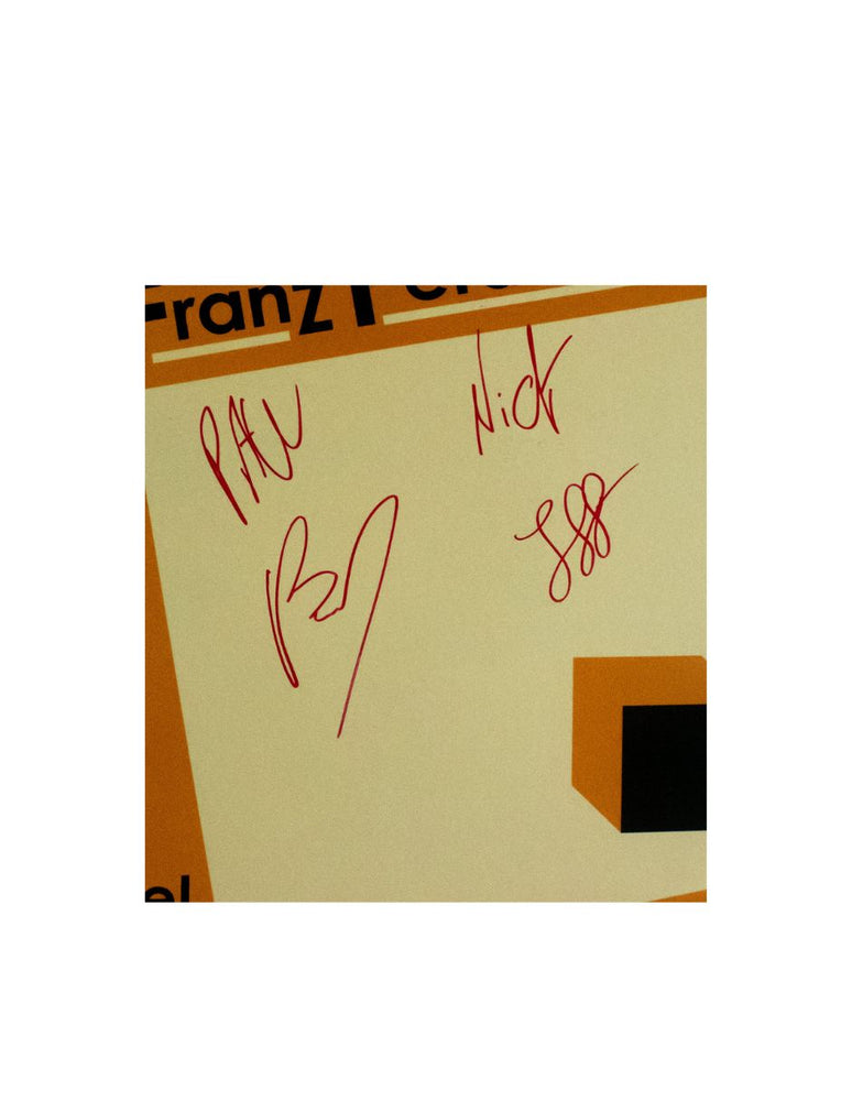 Disco Vinyl firmado o autografiado por la banda Franz Ferdinand álbum "Michael"