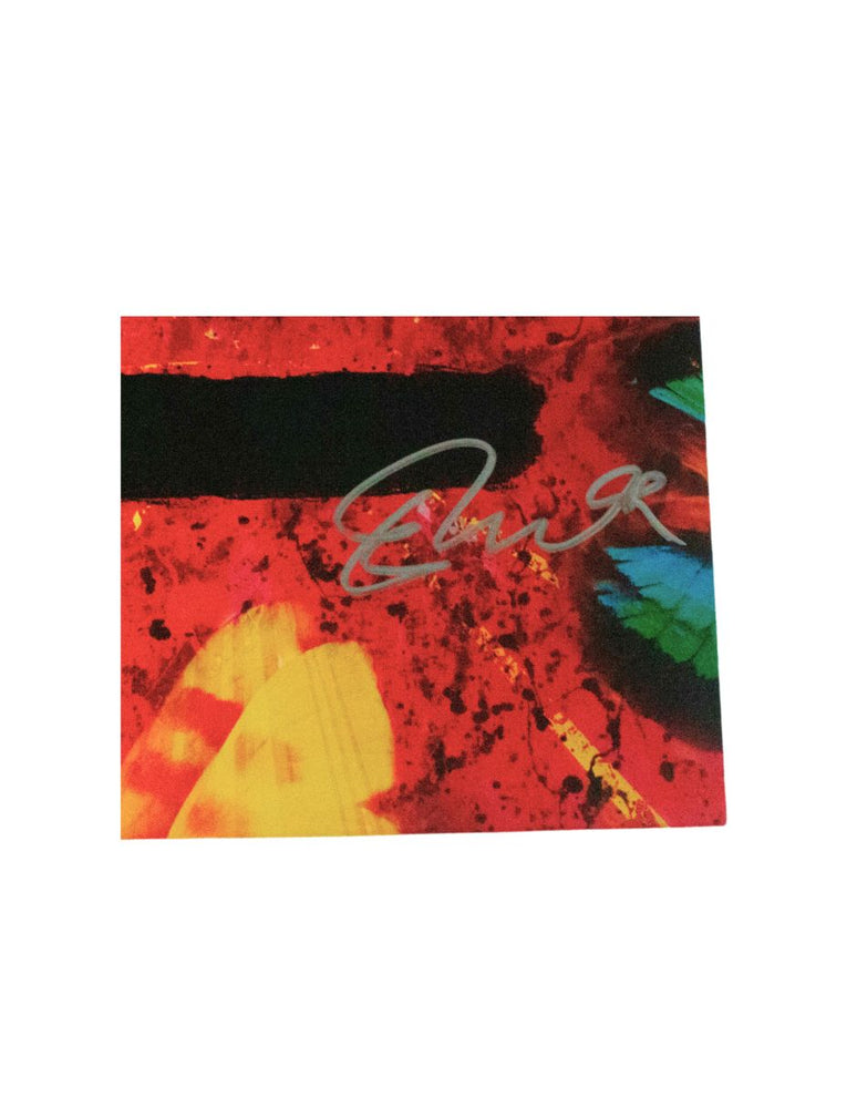 Disco vinyl firmado o autografiado por el cantante Ed Sheeran álbum "="