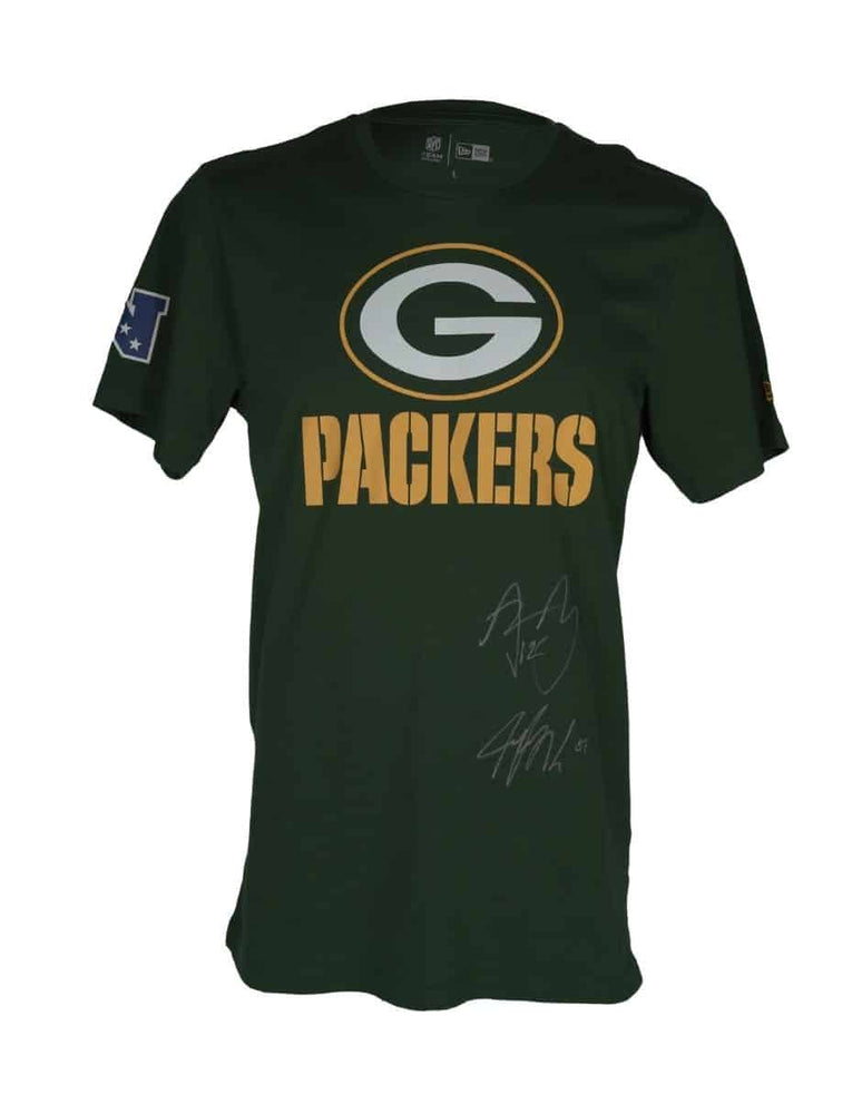 Aaron Rodgers /Jordy Nelson Playera Firmada/Autografiada Green Bay Packers