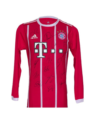 Bayern Múnich Playera Firmada/Autografiada por todo el equipo 2017-2018