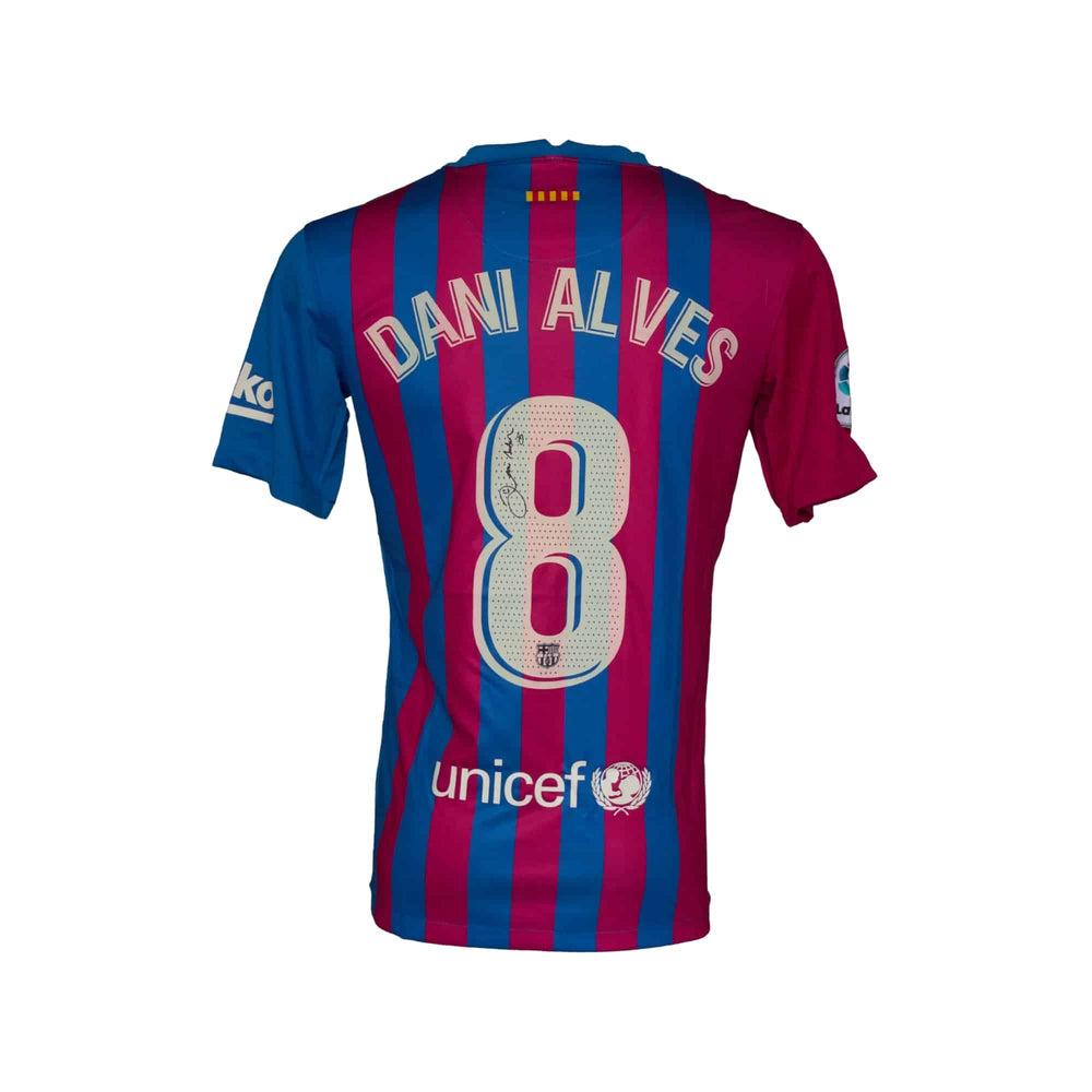 Dani Alves Playera Firmada/Autografiada Barcelona 2021-2022