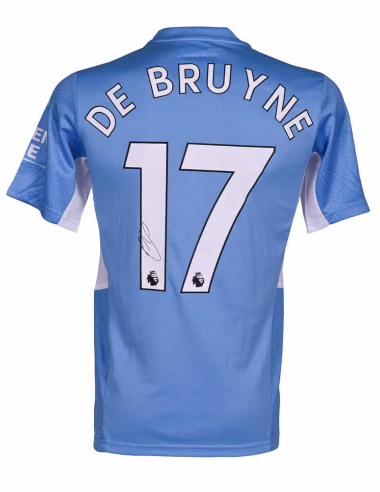 Kevin de Bruyne Playera Firmada/Autografiada Manchester City 2021-2022