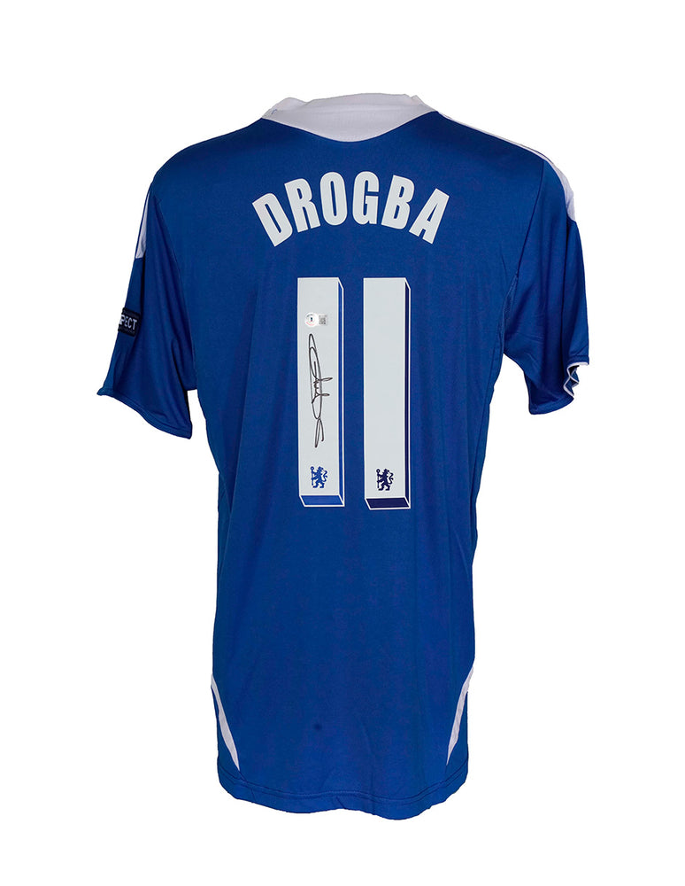 Playera del Chelsea firmada por Didier Drogba