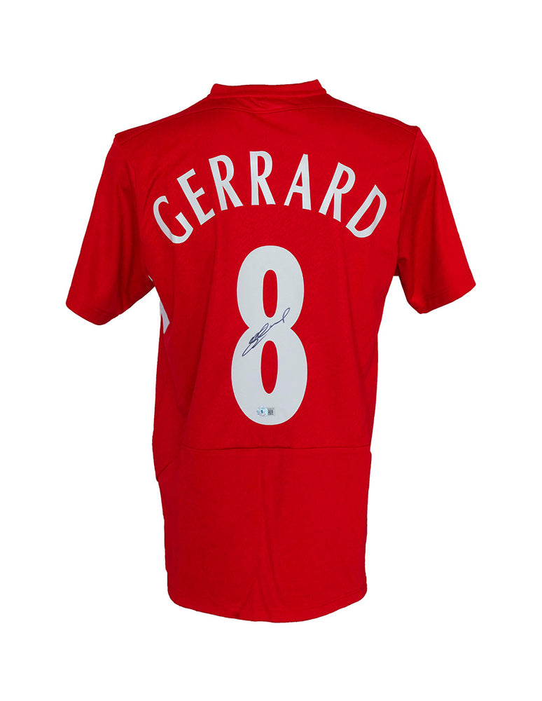 Playera del Liverpool firmada por Gerrard