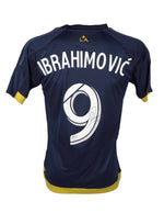 Zlatan Ibrahimovic Playera Firmada/Autografiada LA Galaxy Azul