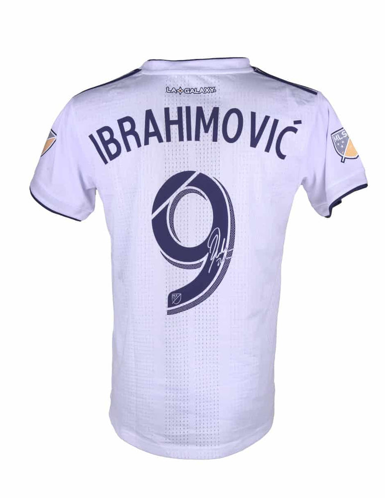 Zlatan Ibrahimovic Playera Firmada/Autografiada LA Galaxy Blanca