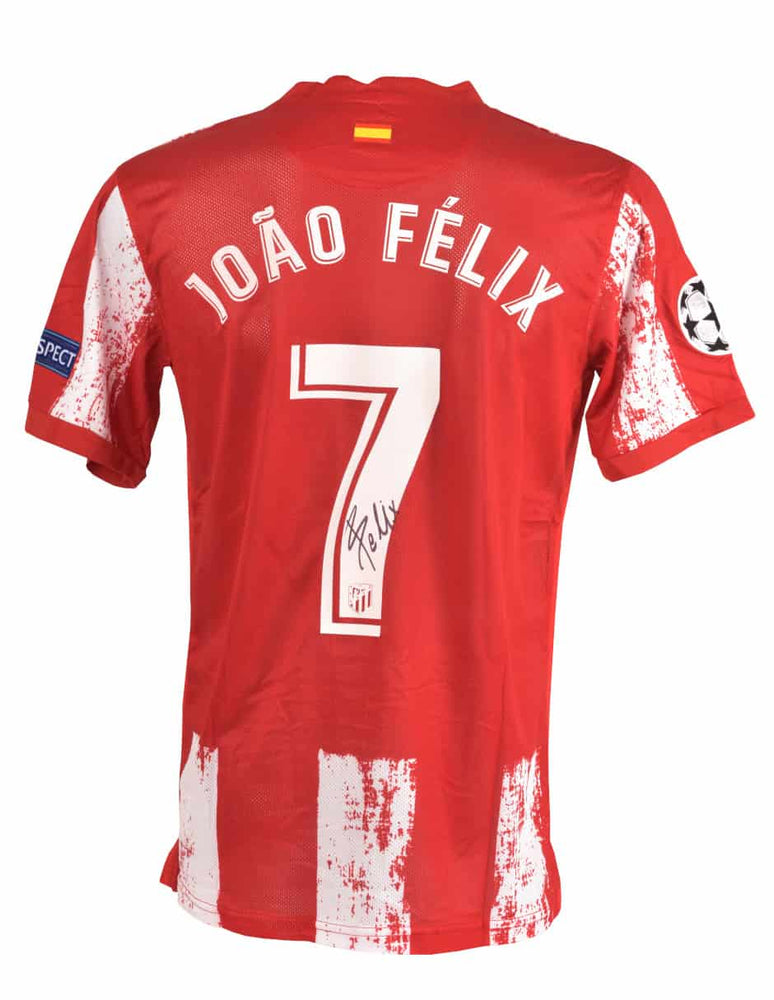 João Félix Playera Firmada/Autografiada Atlético de Madrid 2021-2022