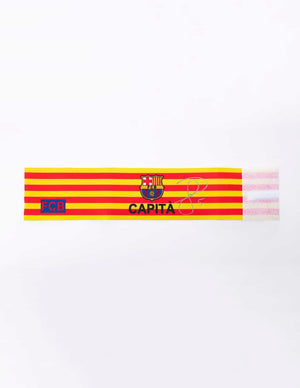 Carles Puyol Gafete de Capitán Firmado/Autografiado Barcelona Local