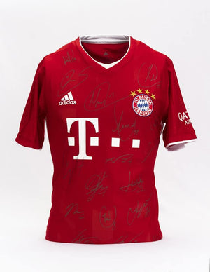 Bayern Munich Playera Firmada/Autografiada Campeones Bundesliga 2020-2021