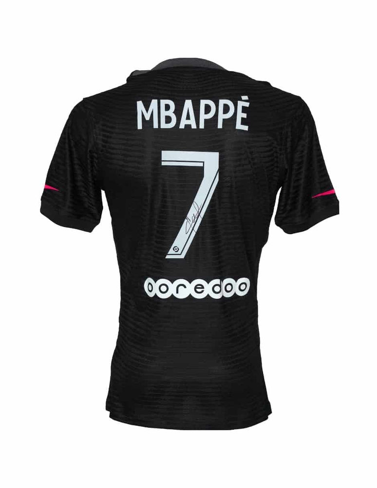 Kylian Mbappé Playera Firmada/Autografiada PSG 2021-2022