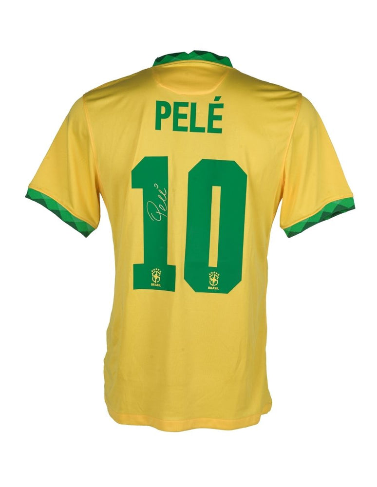 Pelé Playera Firmada/Autografiada Brasil Nike 2019
