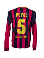 Carles Puyol Playera Firmada/Autografiada Barcelona 2013-2014